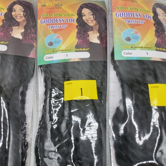 Biba Other - Goddess Loc Twist 20" 5pks - Coloits 1 1b/30 1b/burgandy